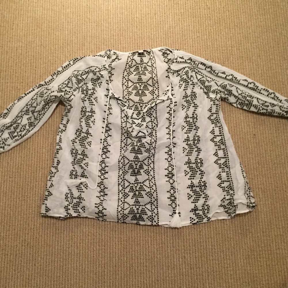 Patterned LOFT flowy tunic